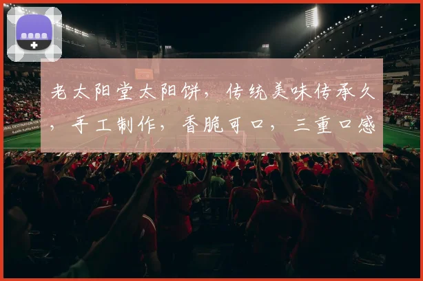 老太阳堂太阳饼，传统美味传承久，手工制作，香脆可口，三重口感惊喜连连，必尝佳品